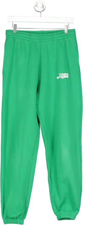 7 Days Active Green Monday Track Pants UK S