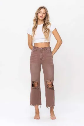 90S VINTAGE CROP FLARE JEAN