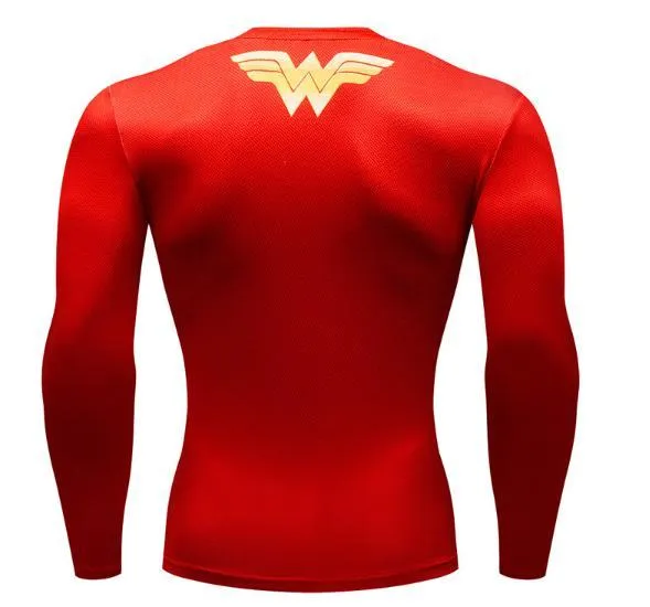 Wonder Woman 'Classic' Compression Long Sleeve Rash Guard