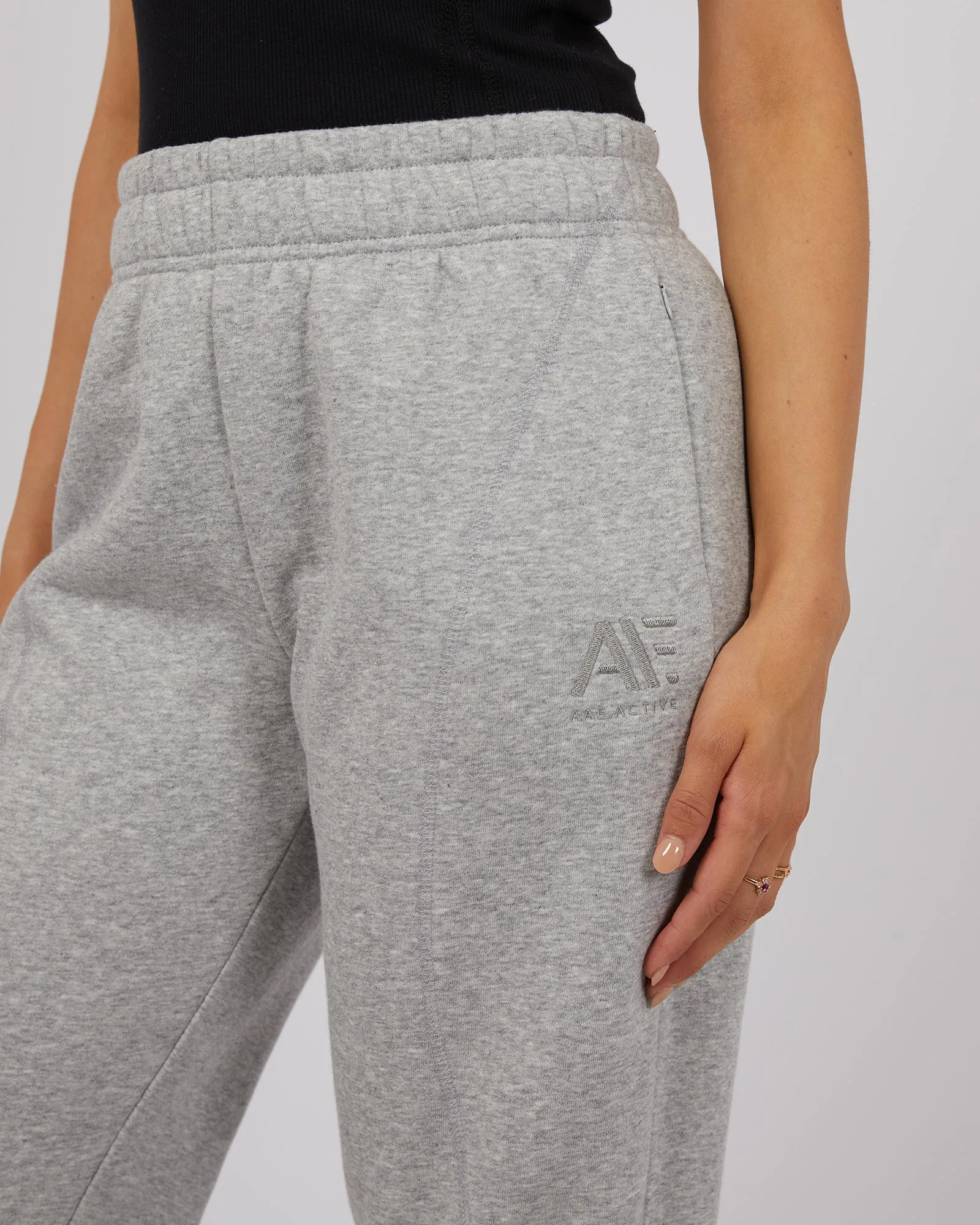 Active Tonal Track Pant Grey Marl