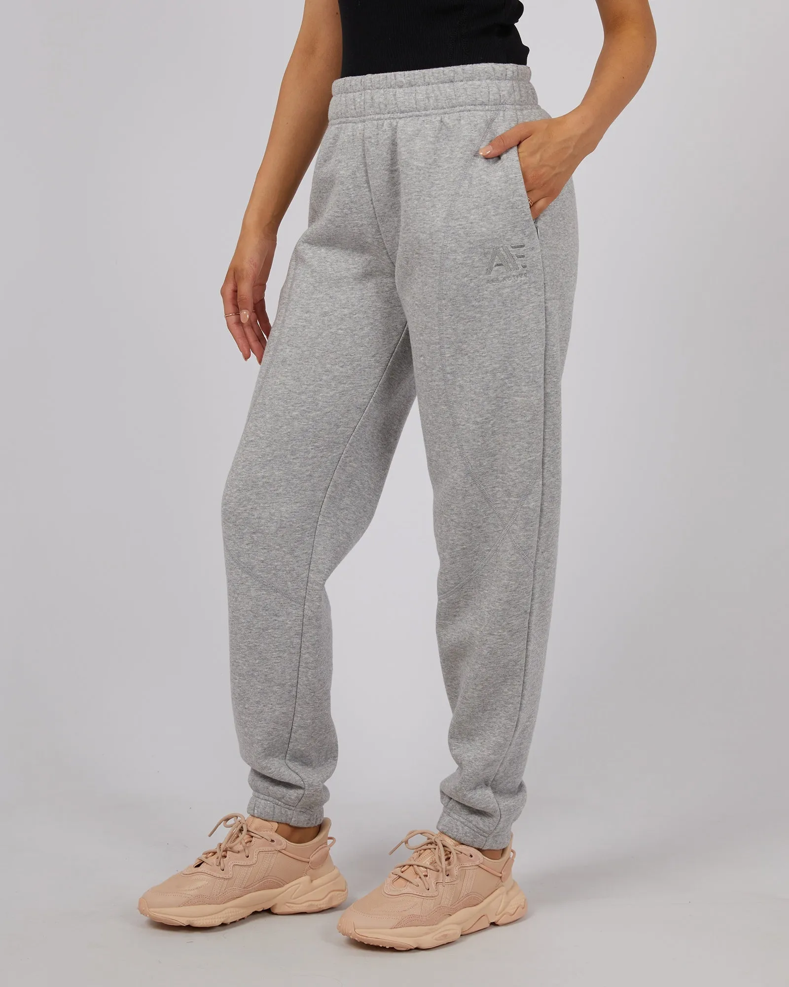 Active Tonal Track Pant Grey Marl