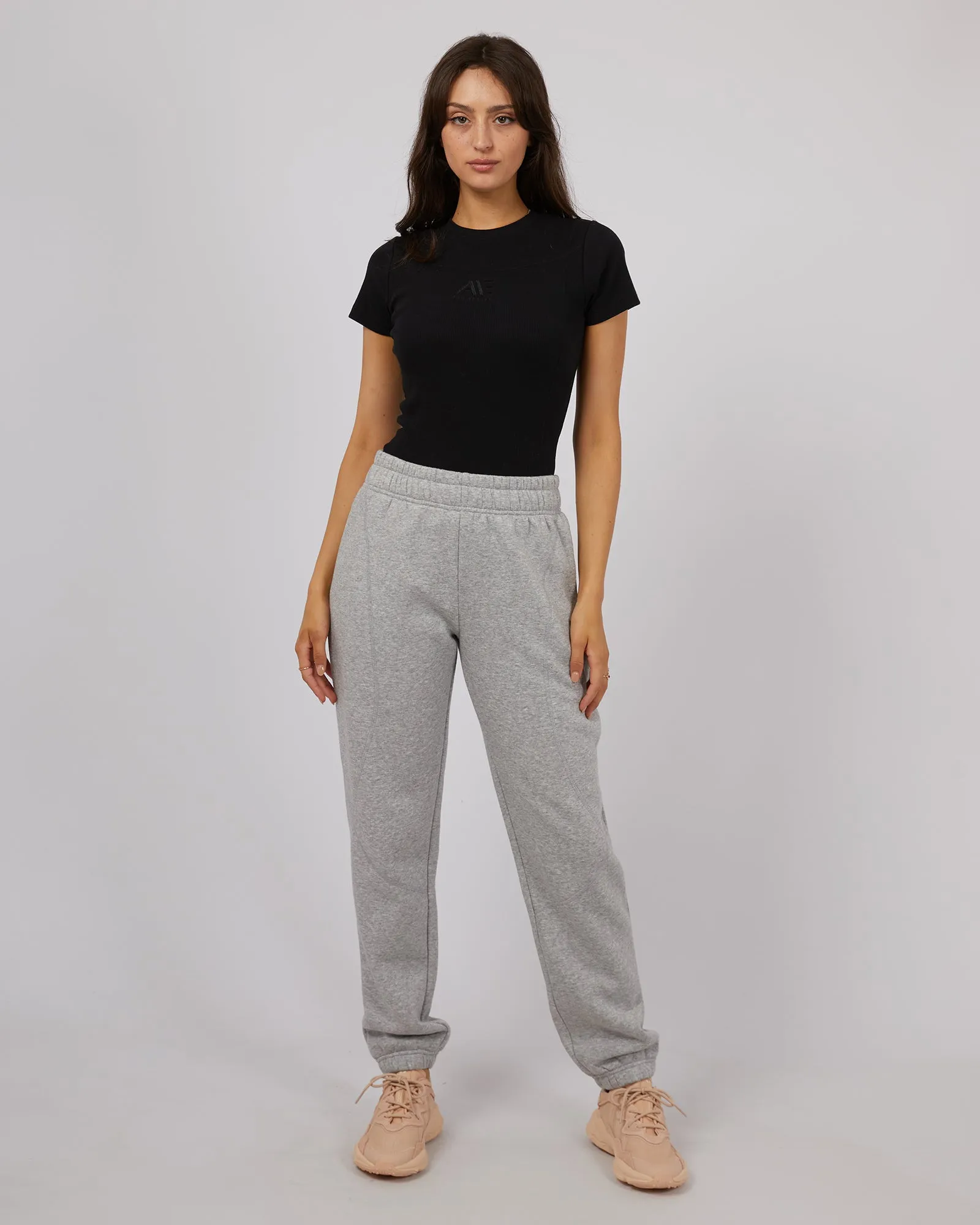 Active Tonal Track Pant Grey Marl