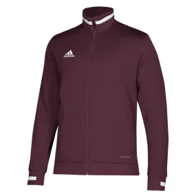 adidas Men's Maroon/White Team 19 Track Jacket