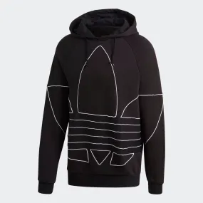 Adidas Originals Men's Big Trefoil Outline Hoodie - Black