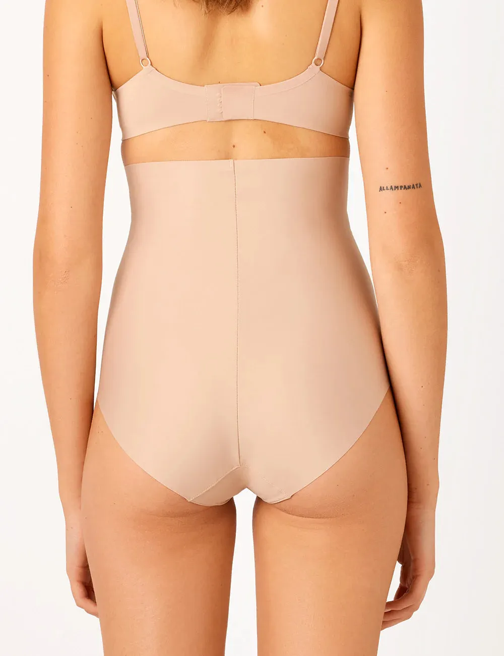 Laser Shape Hi Waisted Full Brief (Praline)