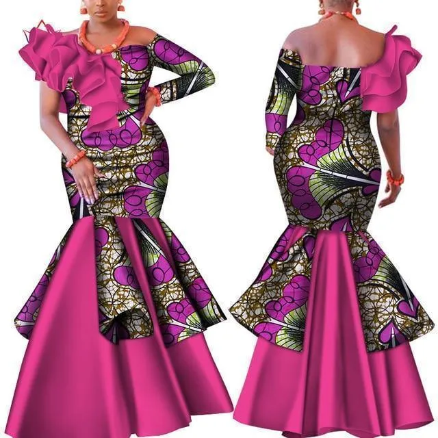 Pink African Dress- Party Dress