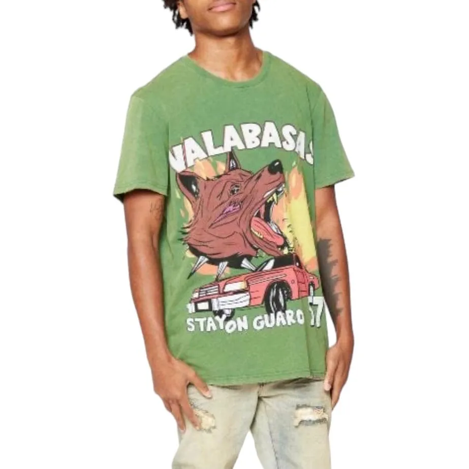 Valabasas "On Guard" Tee (Vintage Grass Green) VLBS9025