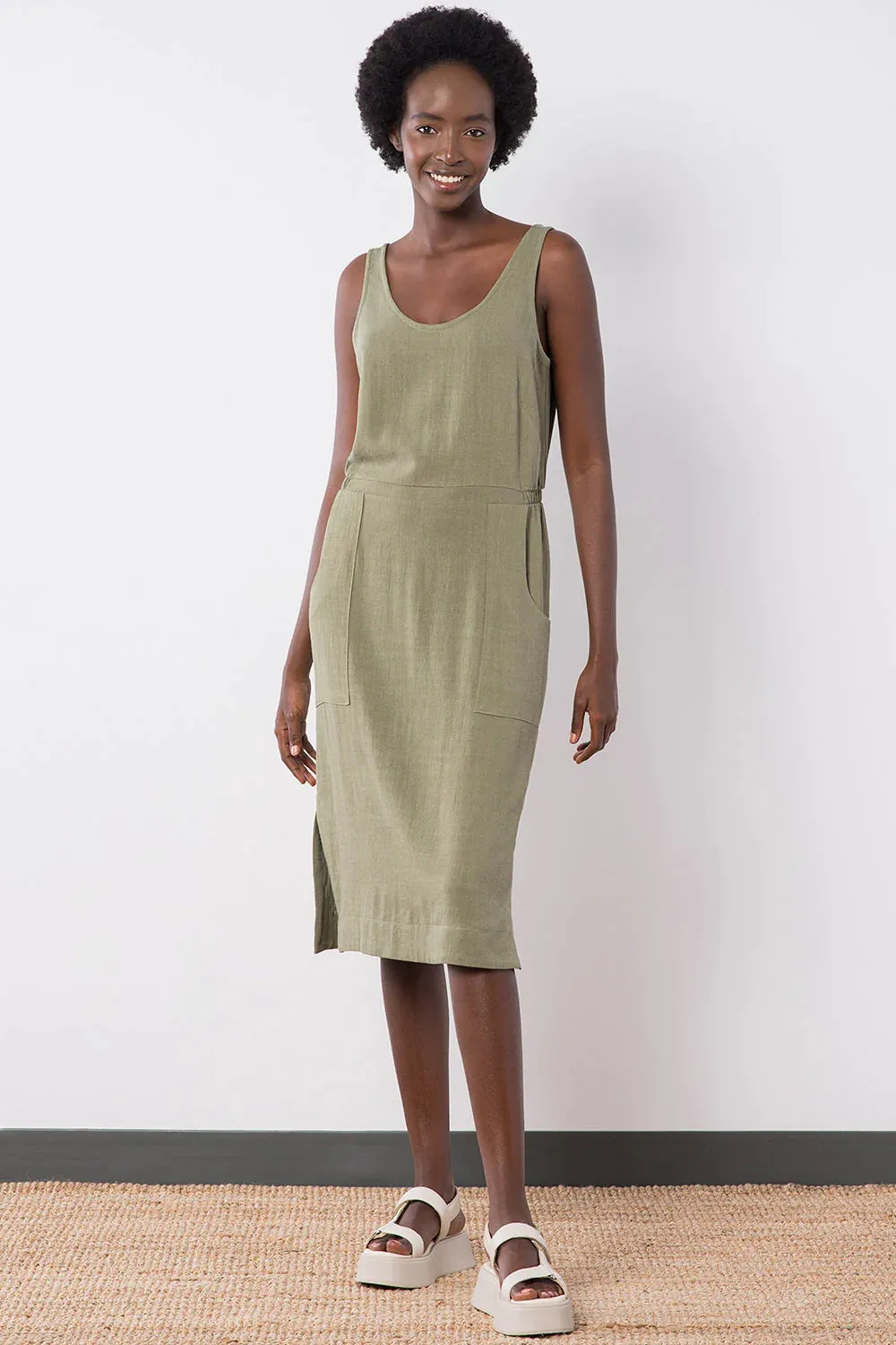 Aisha Dress in Sage