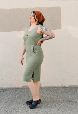 Aisha Dress in Sage