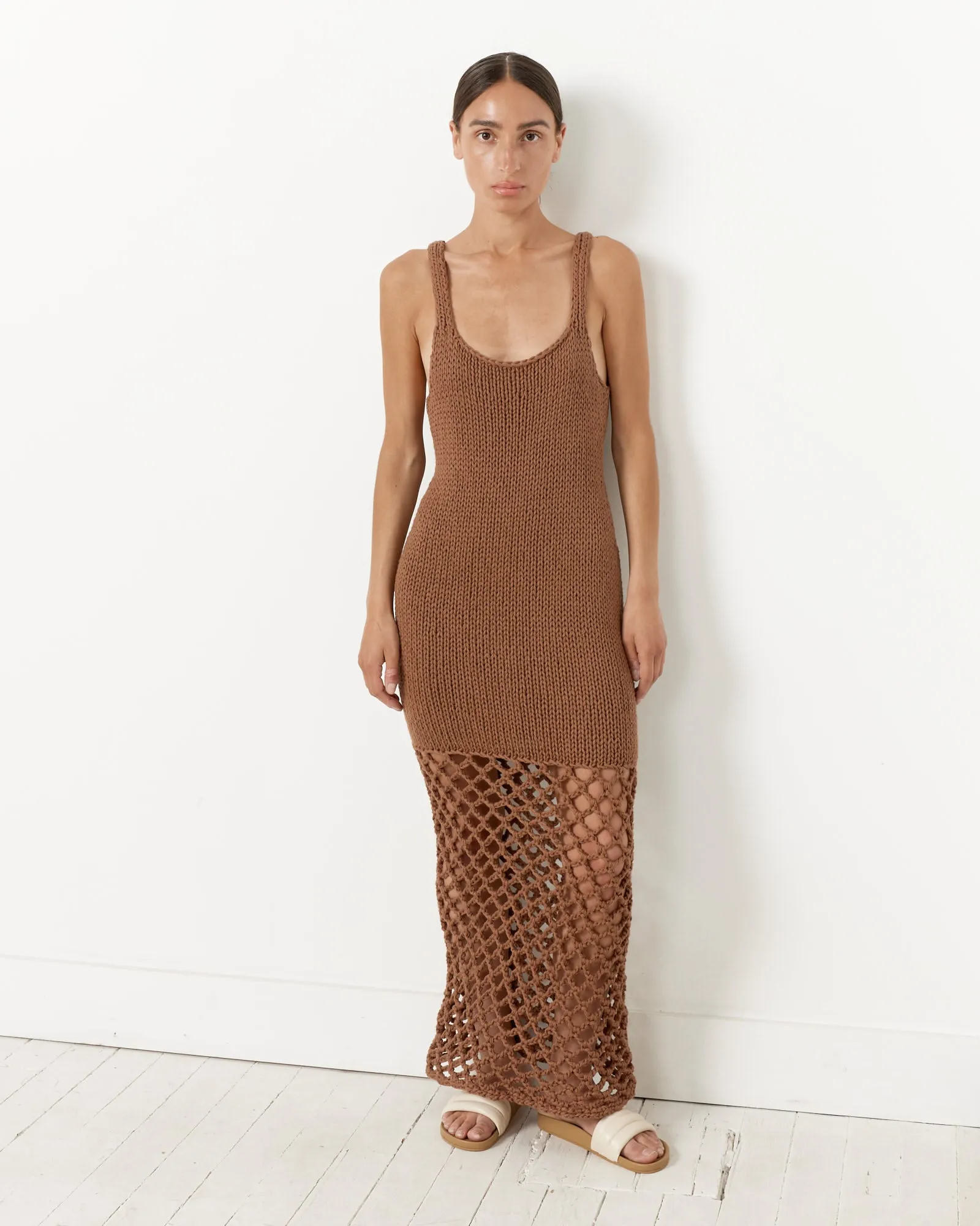 Sade Dress in Brown