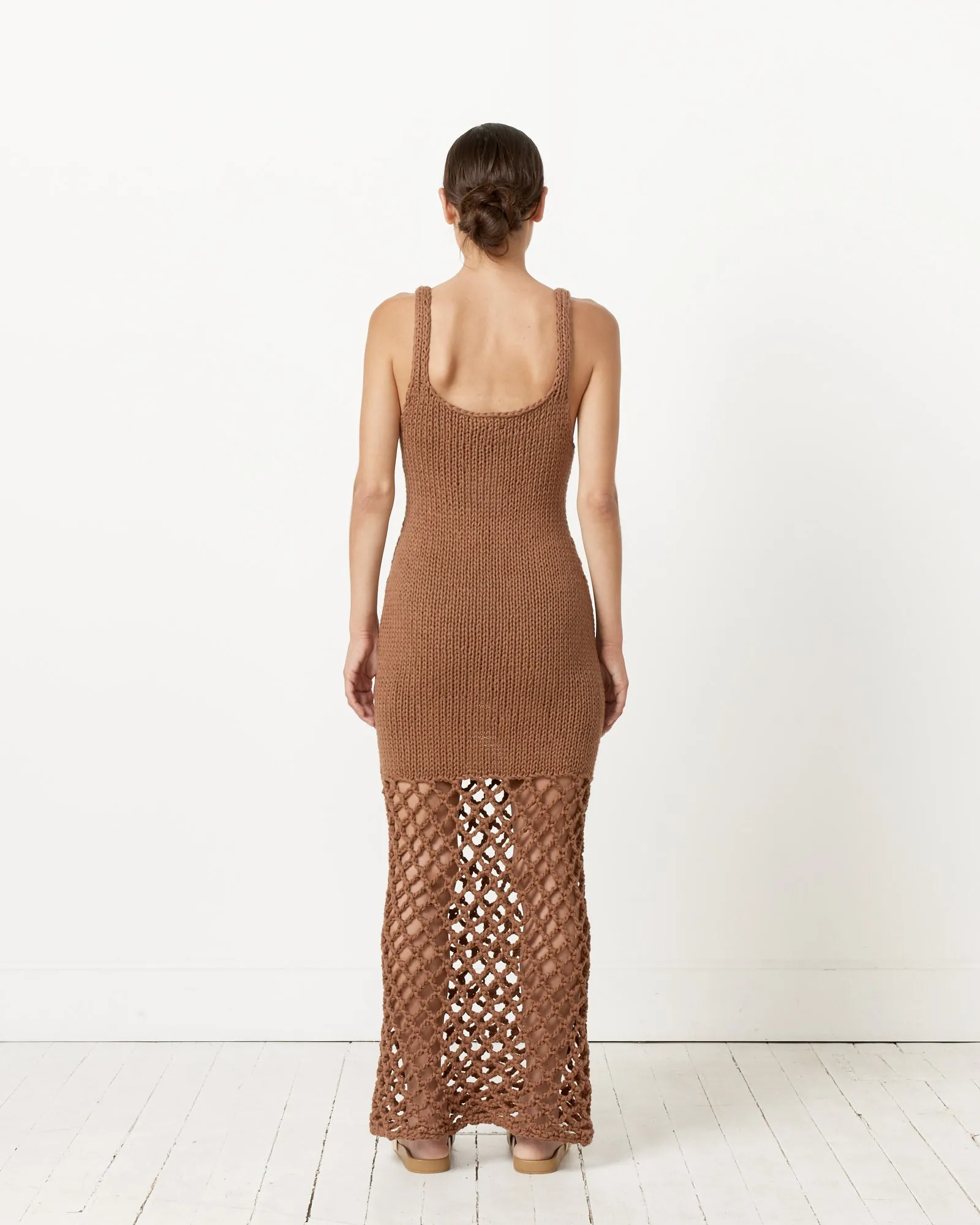 Sade Dress in Brown