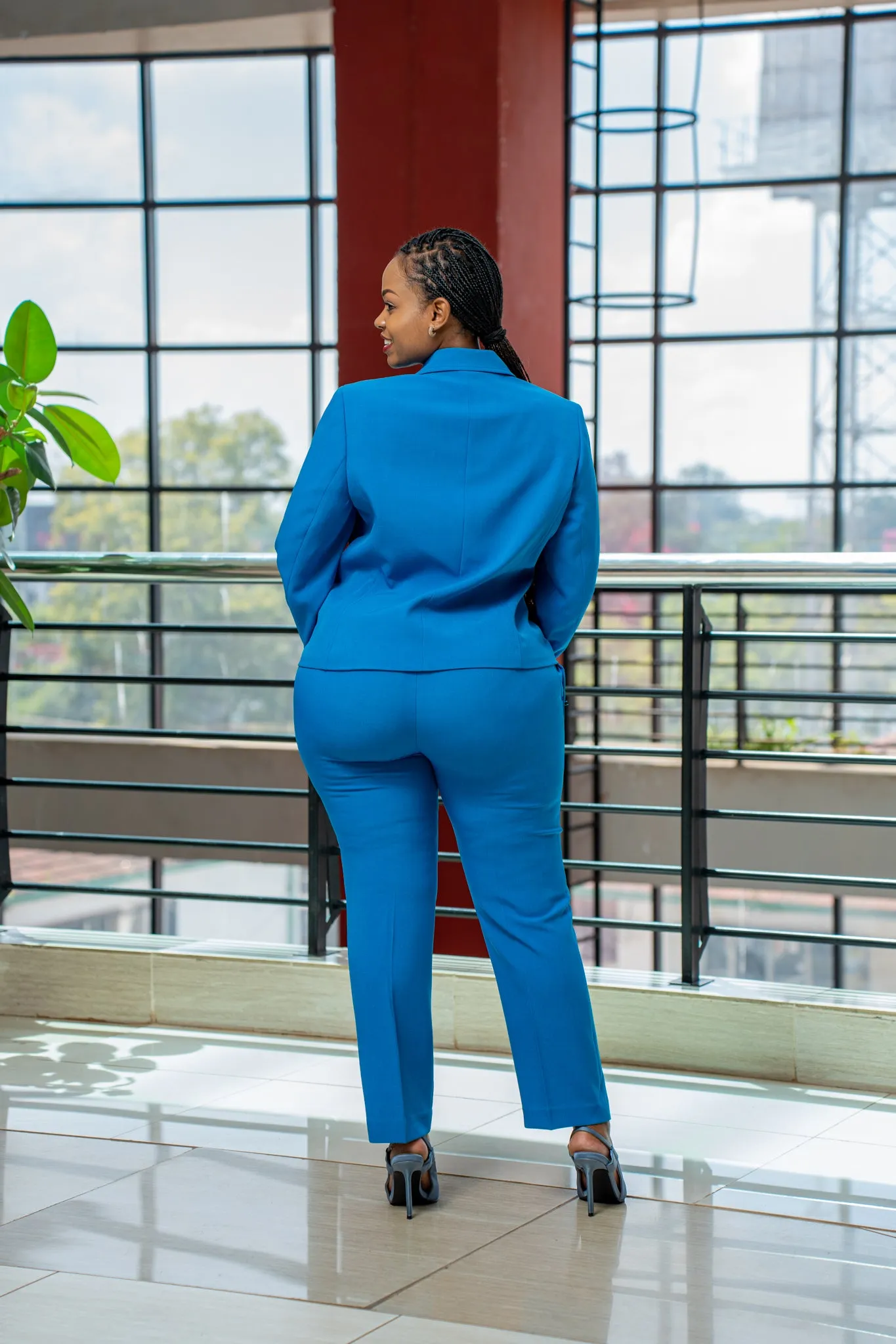 Imperial blue trouser  suit