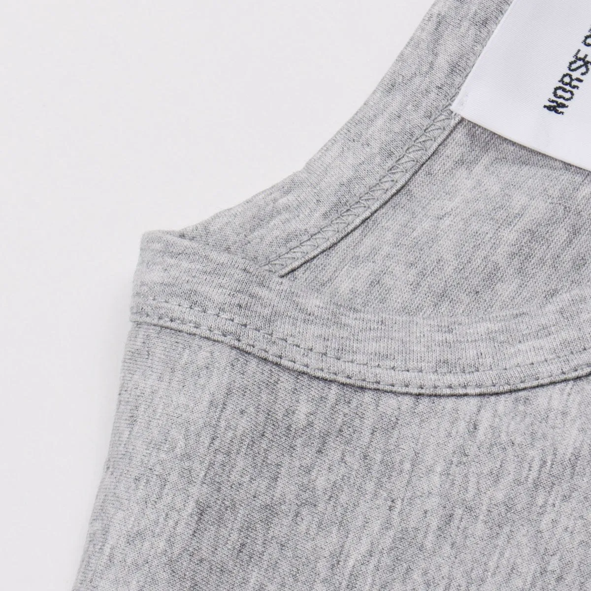 Norse Projects - Jesper Mercerized T-shirt - Light Grey Melange