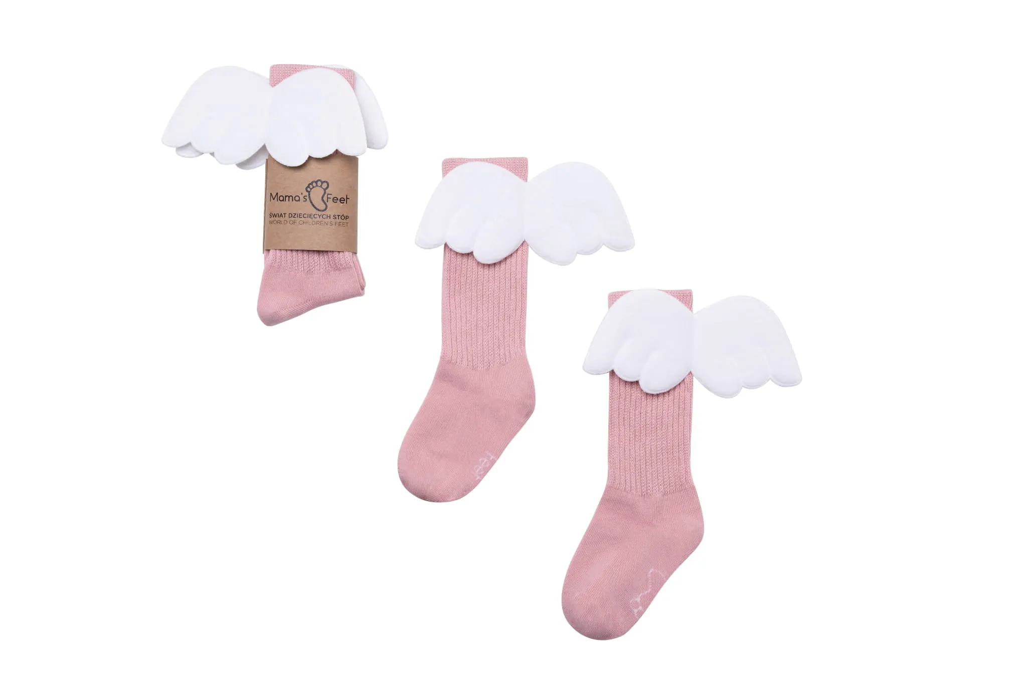 ANGEL KNEE HIGHS - Dark pink