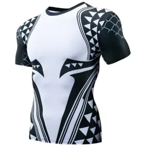 Aquaman 'Dark Tattoo' Short Sleeve Dri-Fit Rash Guard