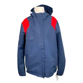 Ariat 'Spectator' Waterproof Jacket in Navy w/Red - Children's XL (14)