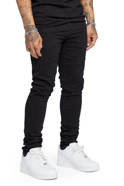 Valabasas MR.CLEAN 2.0 BLACK SKINNY JEAN (BLACK)