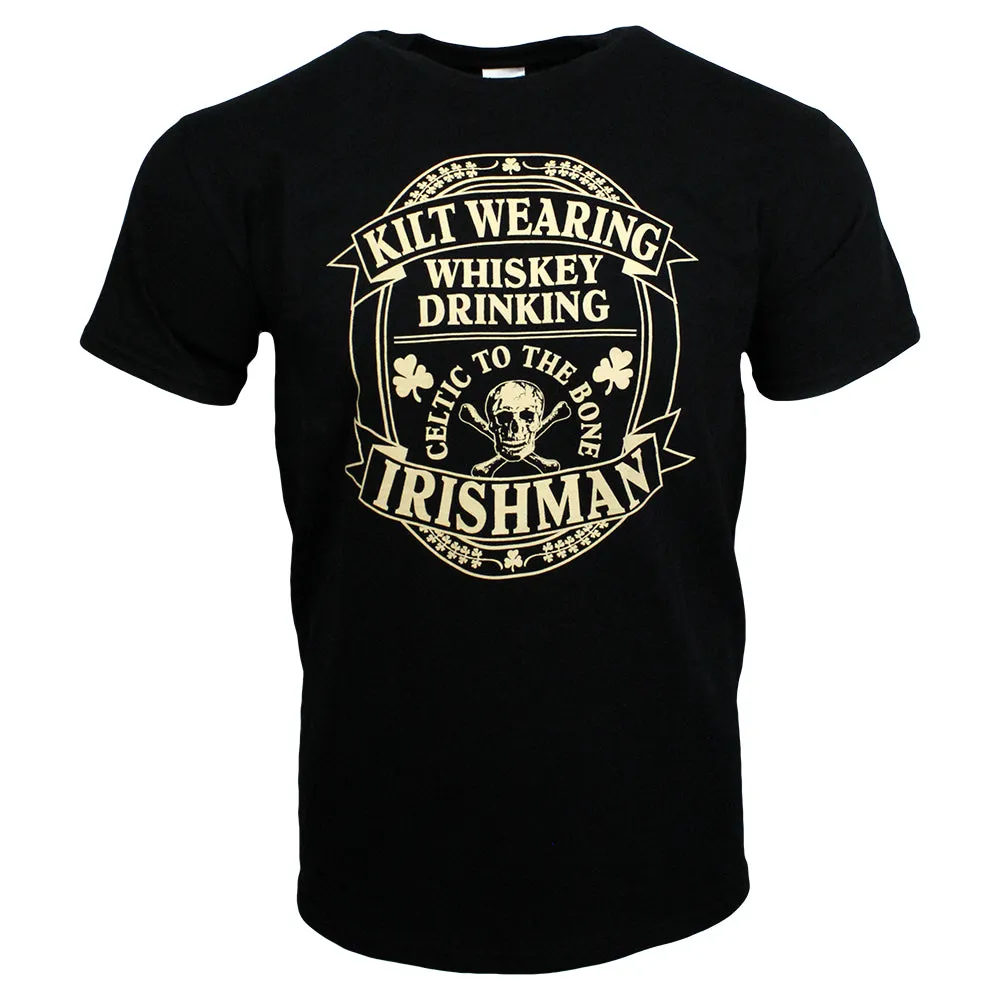 Kilt Wearing Irishman T-Shirt