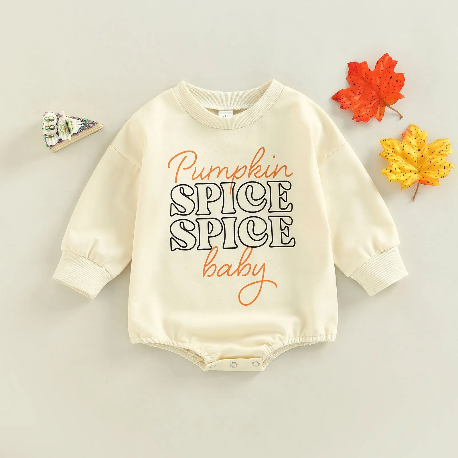 Baby Boys Girl Solid Cartoon Letter Printed Jumpsuit