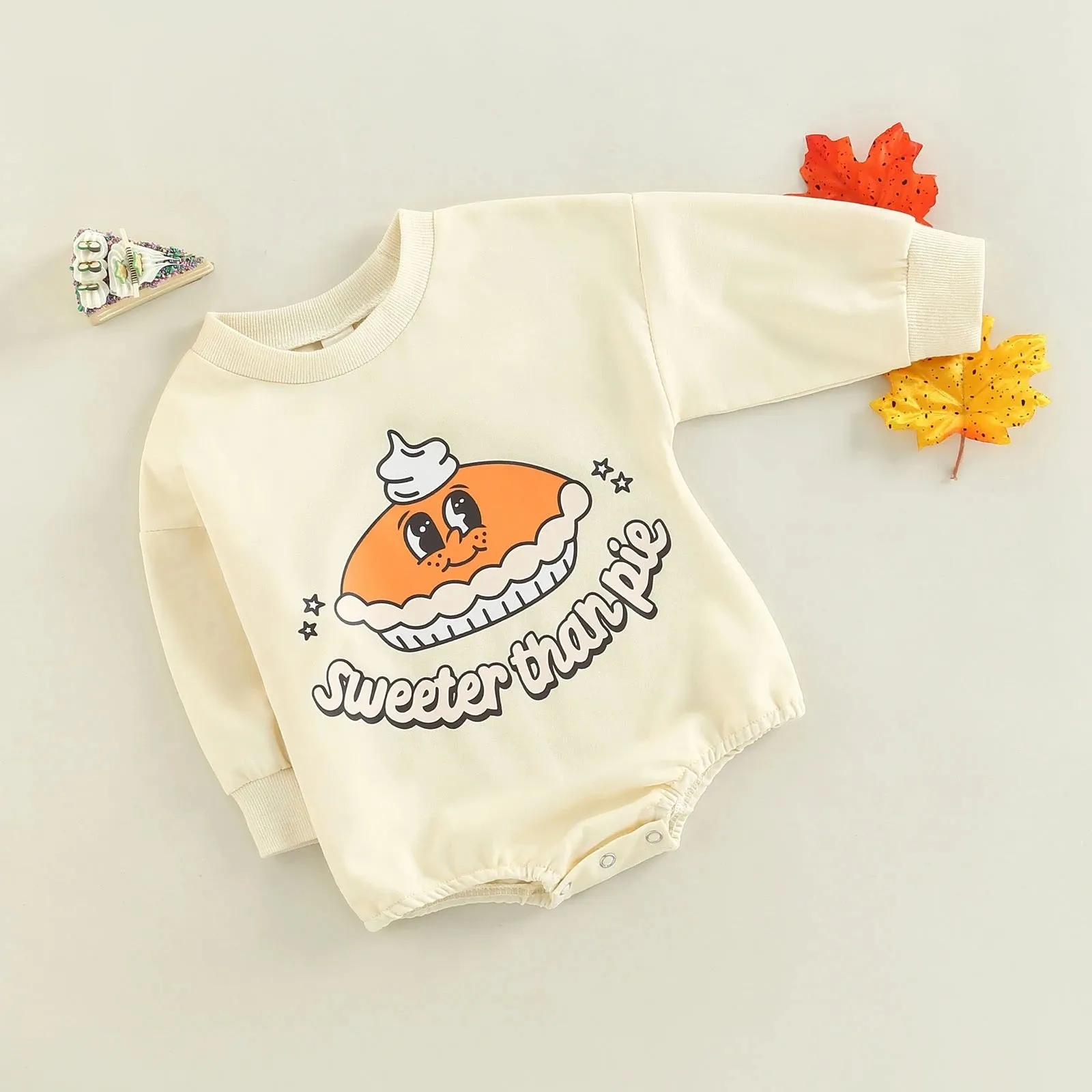 Baby Boys Girl Solid Cartoon Letter Printed Jumpsuit