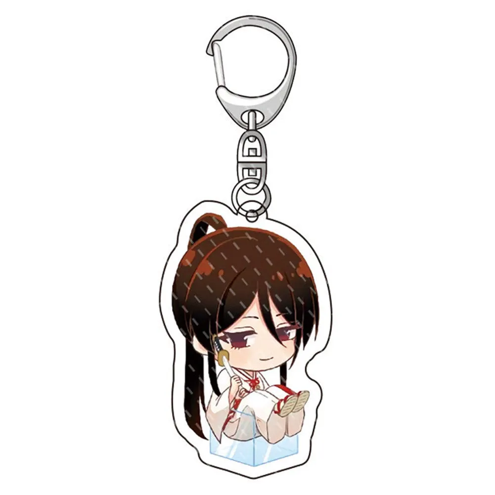 Jigoku Raku Cosplay Keychain Cartoon Cosplay Keychains with pendant metal Car key chain Key Ring Men Women Baby Jewelry Gifts Jigoku Raku Cosplay Keychain Cartoon Cosplay Keychains with pendant metal