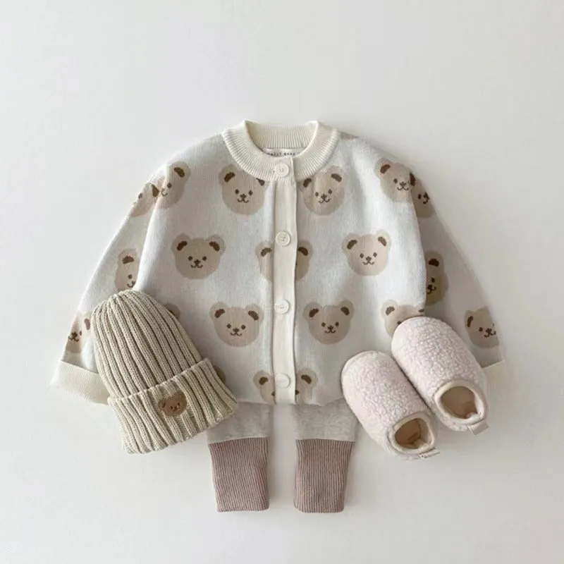 Baby Kid Girls Animals Cartoon Cardigan Wholesale 231130318