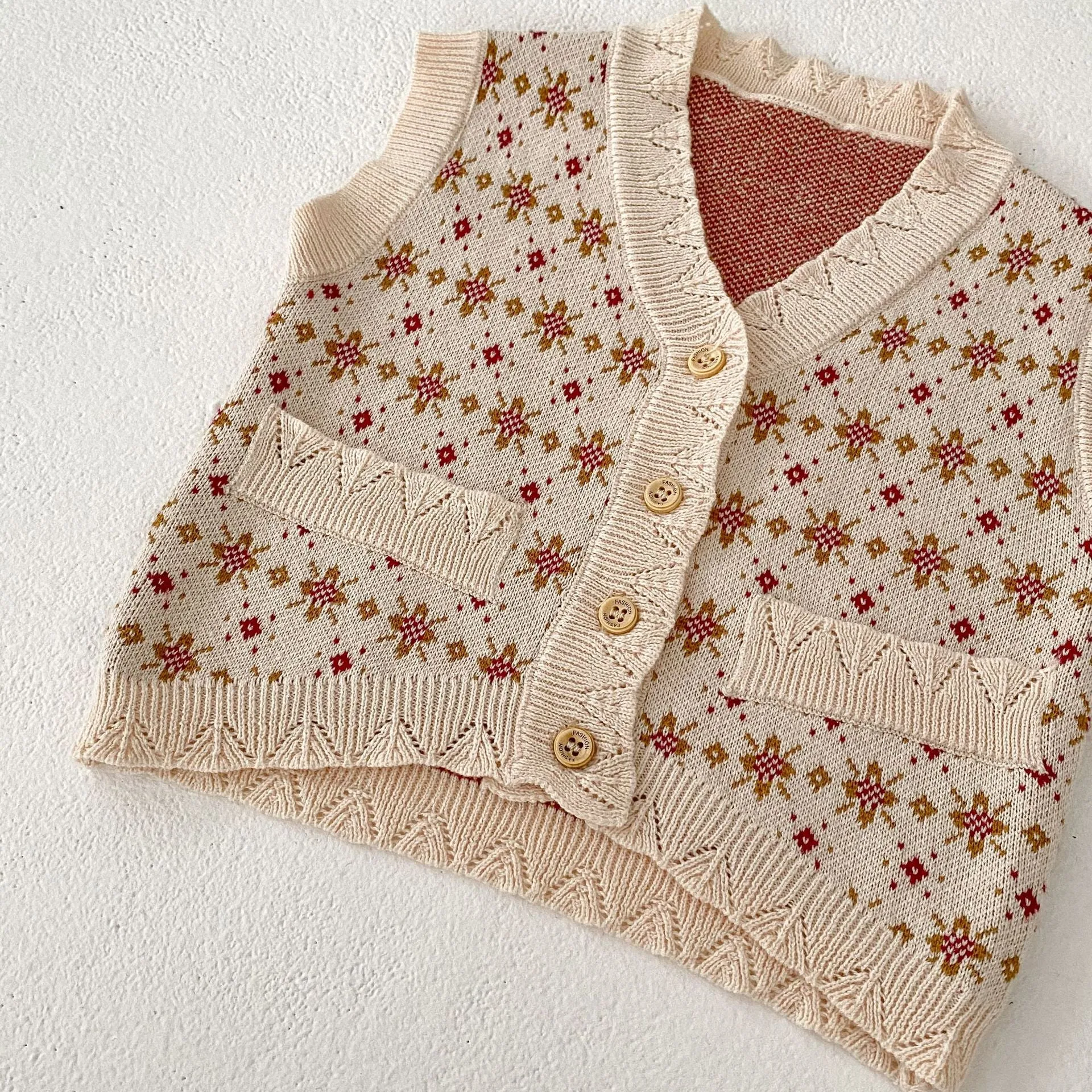 Baby Kid Girls Crochet Vests Waistcoats Wholesale 230828127