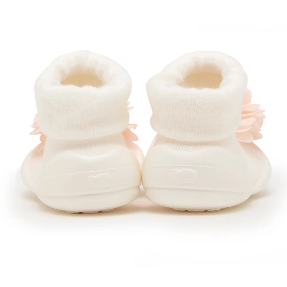 Komuello Baby Shoes - Corsage White