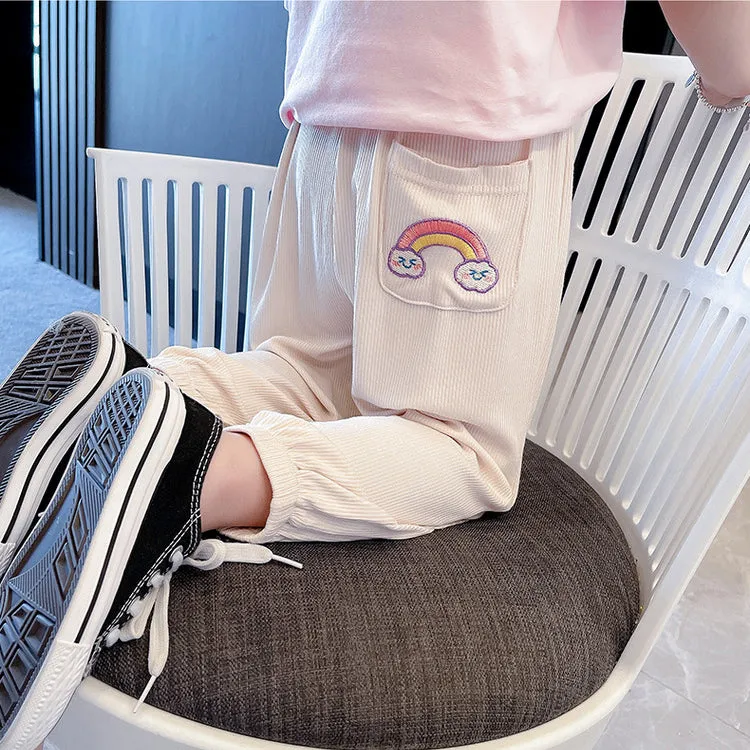 Baby Kid Unisex Cartoon Print Pants