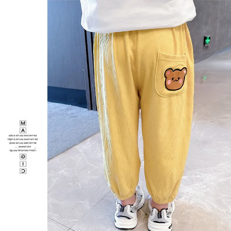 Baby Kid Unisex Cartoon Print Pants