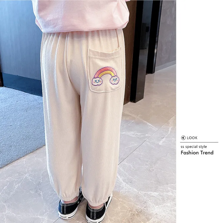 Baby Kid Unisex Cartoon Print Pants