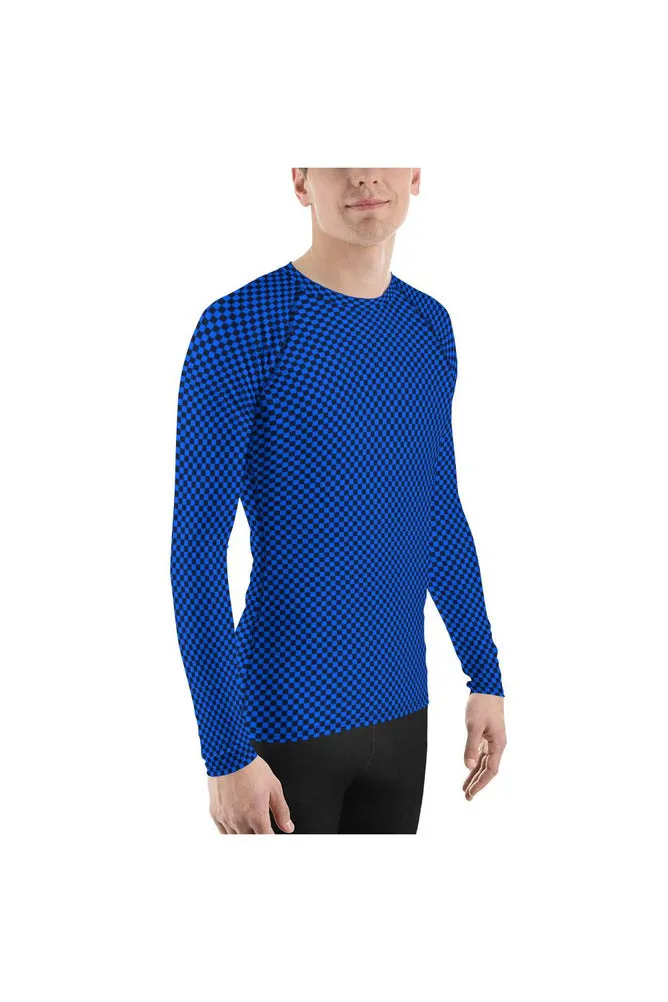 Micro Checkered Men's Rash Guard