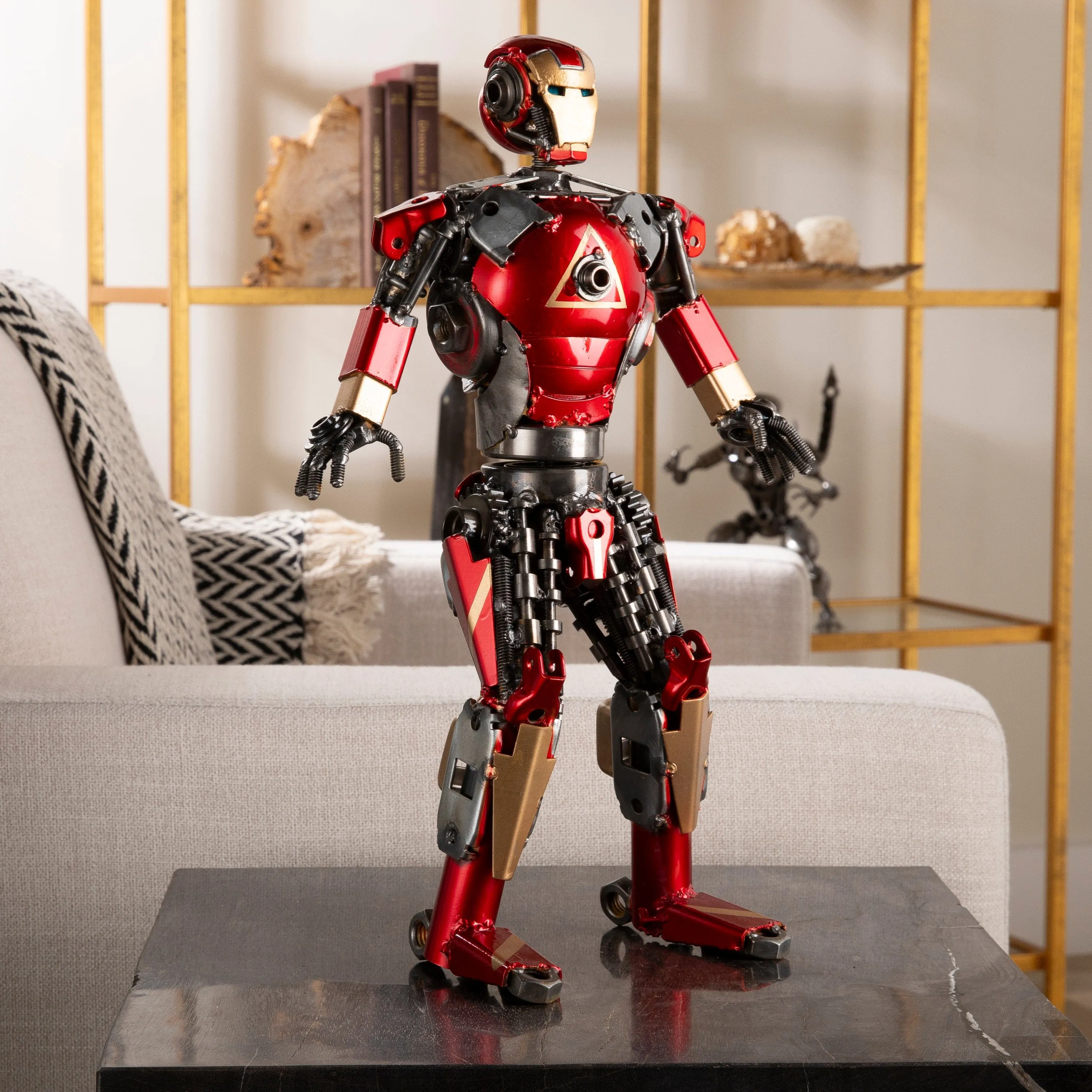 16 Iron Man Inspired Recycled Metal Art Sculpture