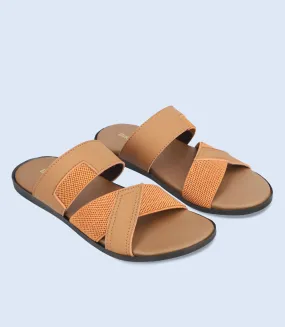 BM5549-TAN-Men Casual Slippers