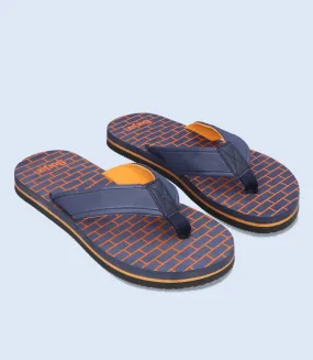 BM5566-NAVY BLUE-Men Flip flop