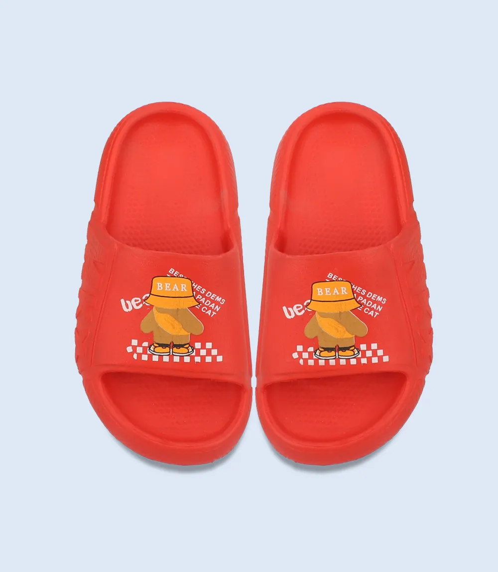 KB0056-RED-Boys Casual Slipper