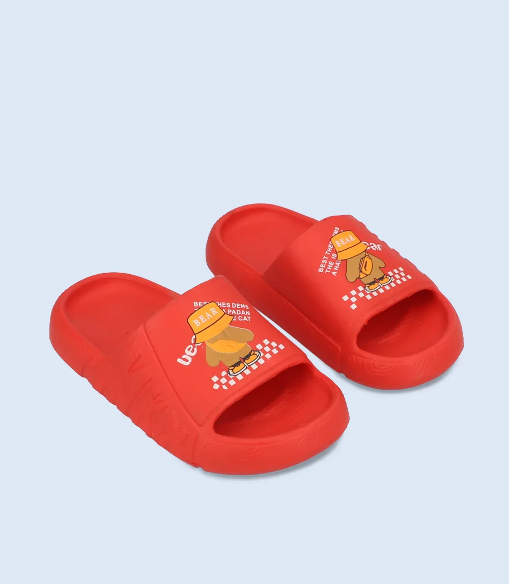 KB0056-RED-Boys Casual Slipper