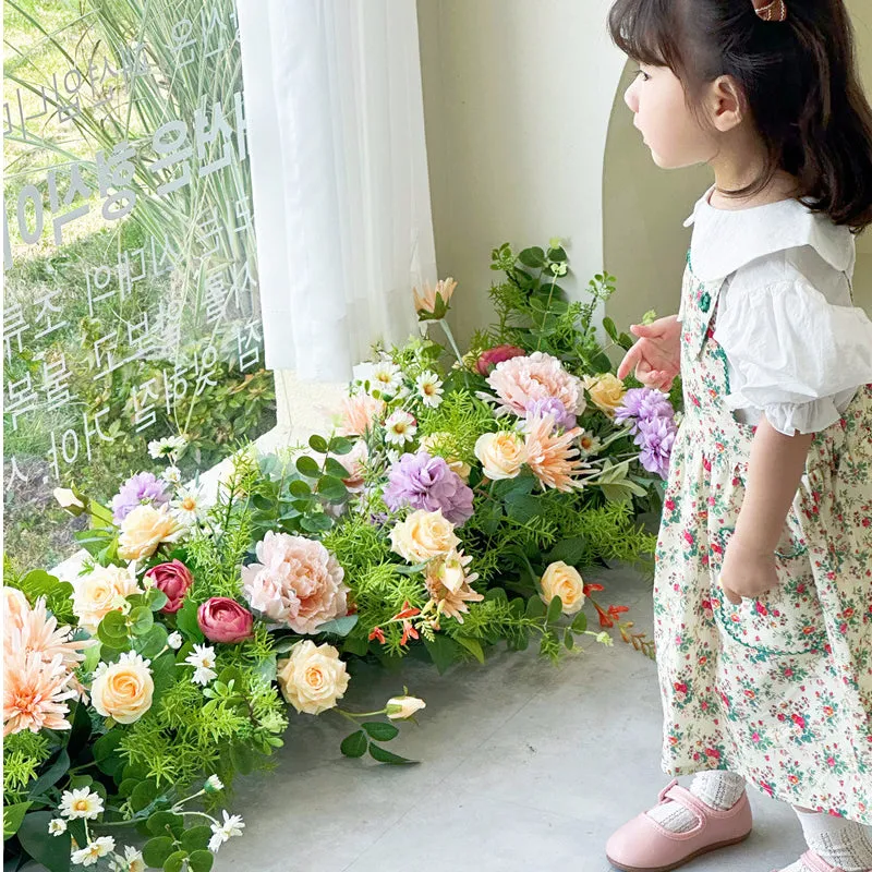 Baby Kid Girls Flower Print Dresses