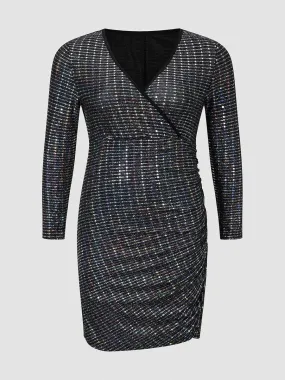 Bodycon Party Dress - Grey