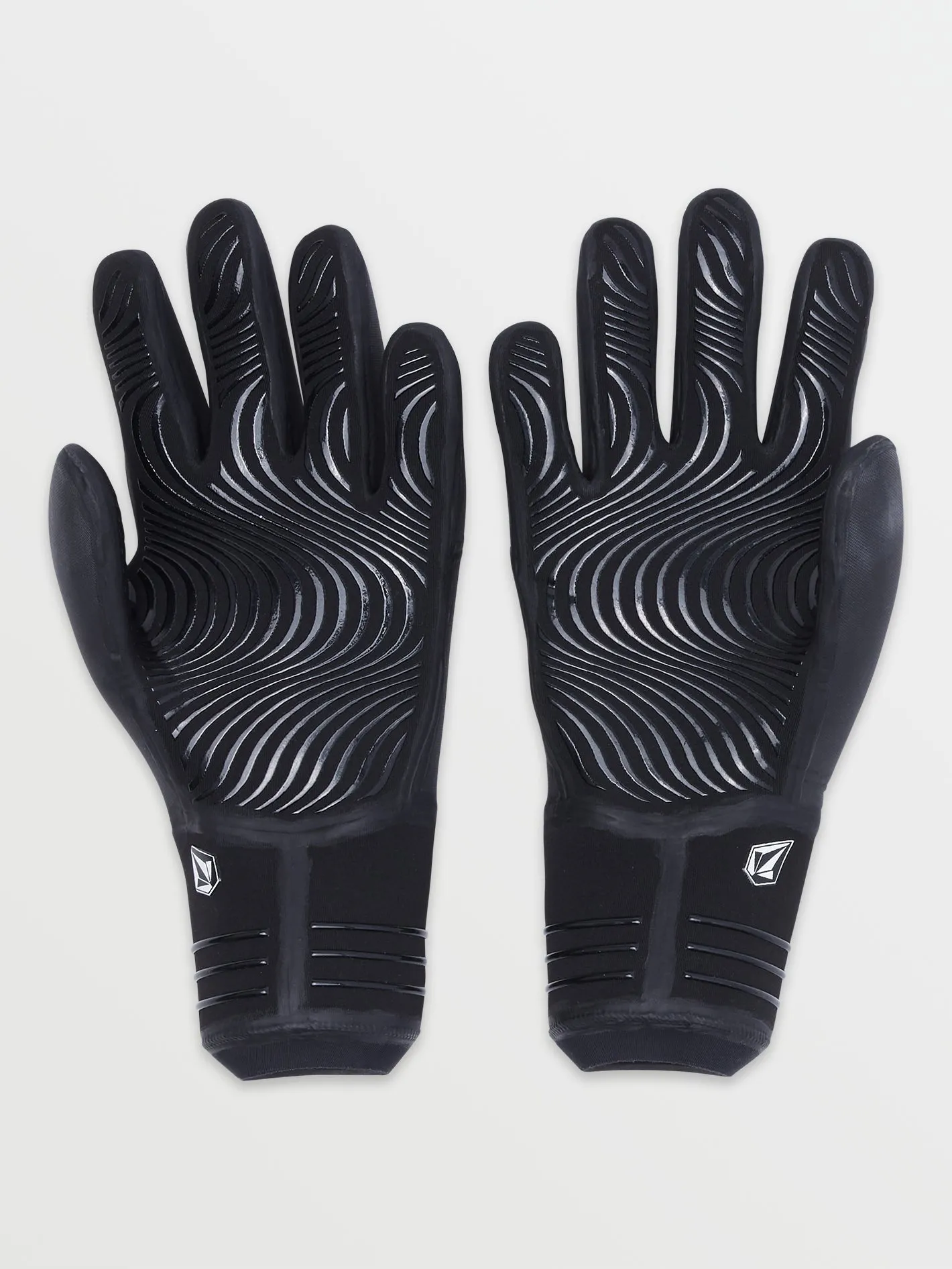 3mm 5 Finger Gloves - Black