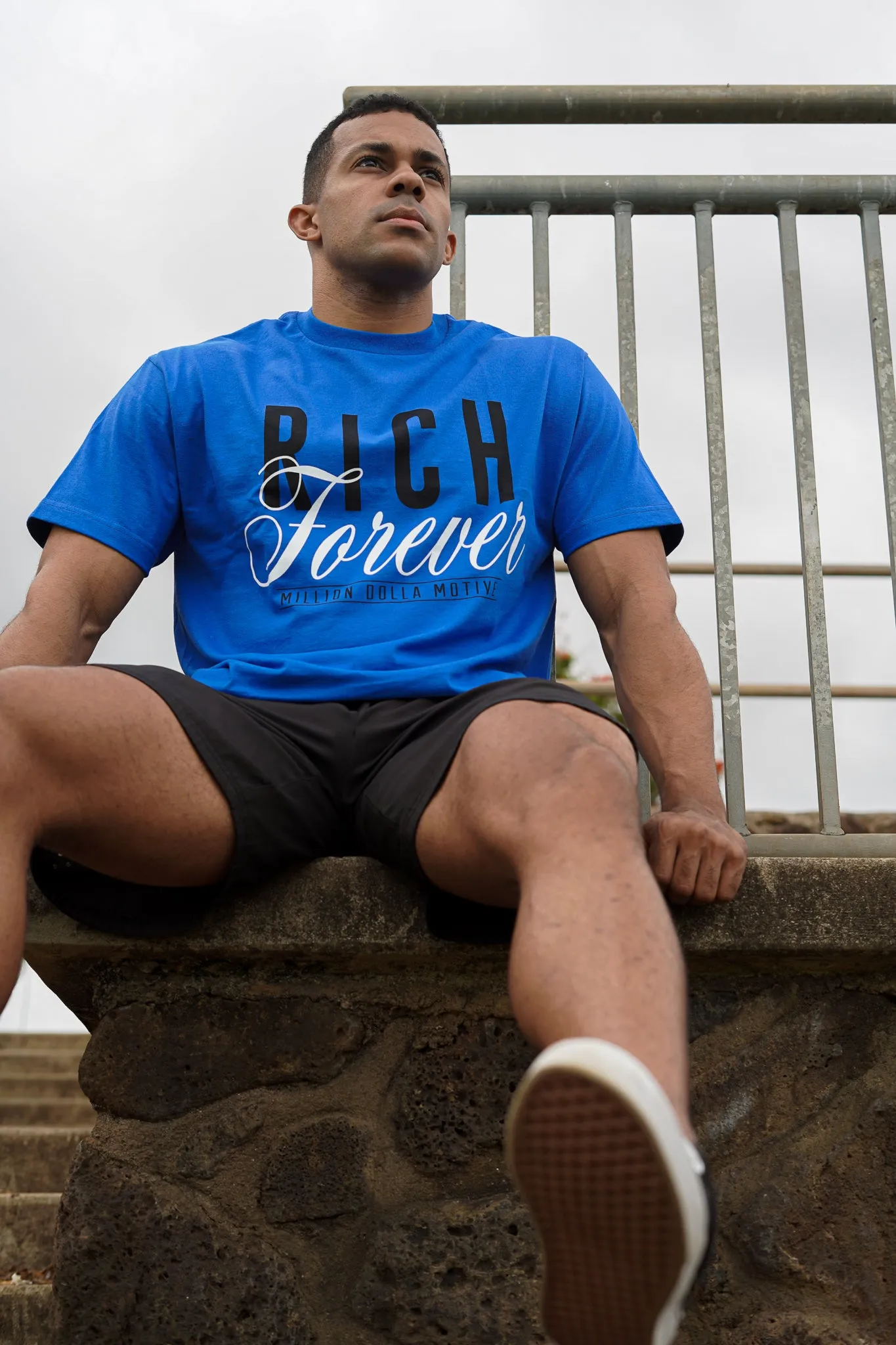 Rich Forever - Royal Blue T-Shirt