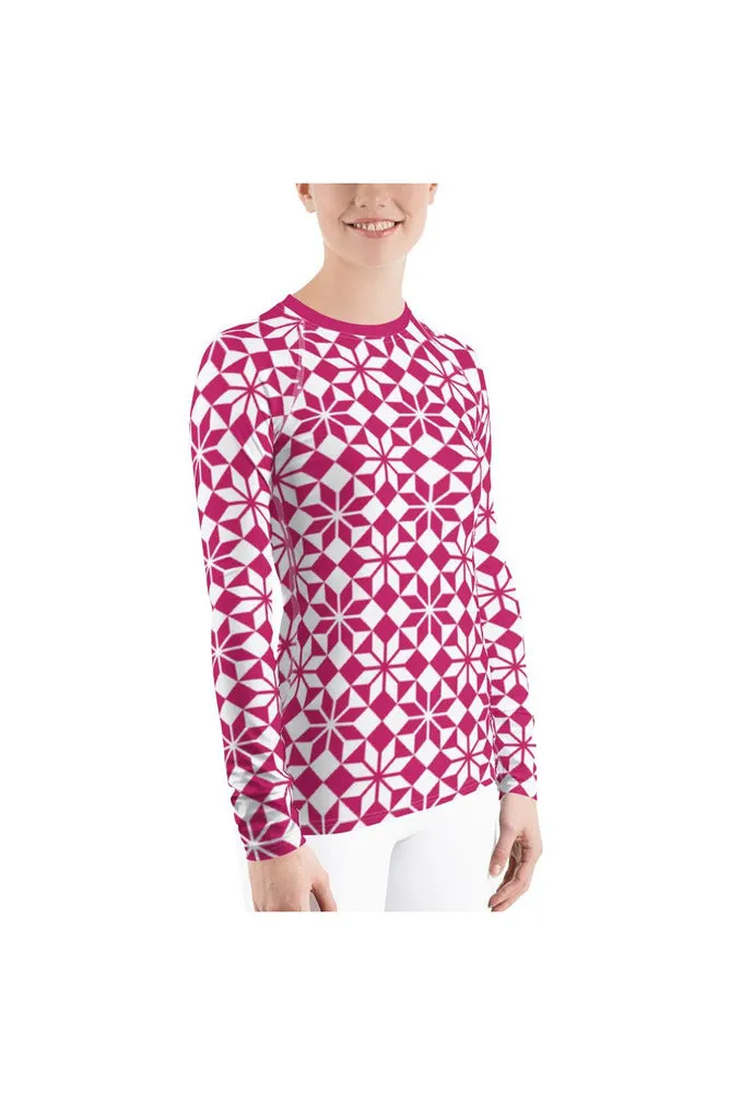 Crystal Tile Women's Rash Guard