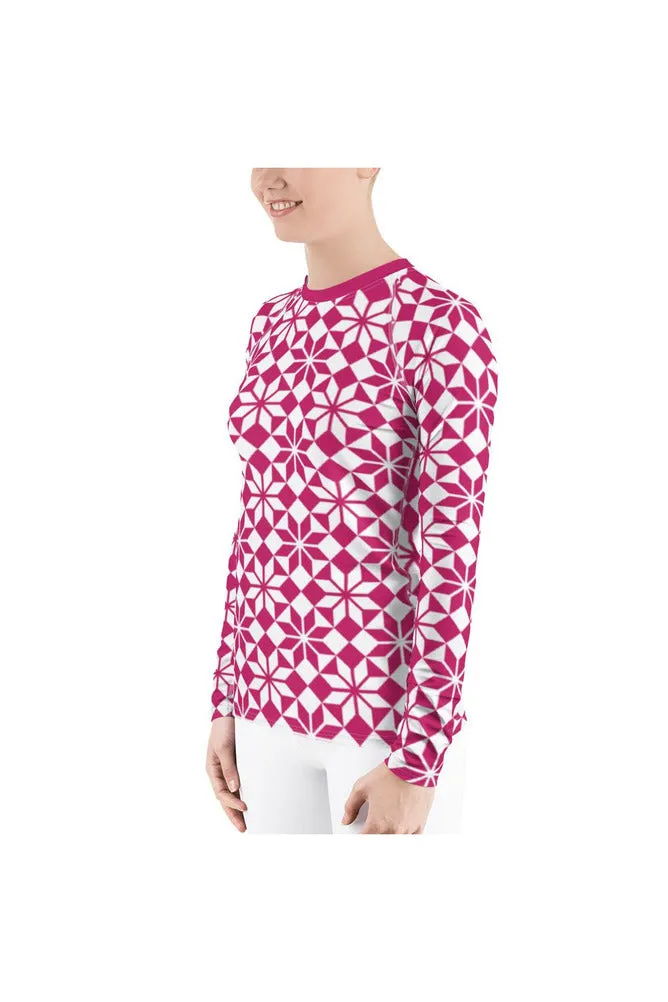 Crystal Tile Women's Rash Guard