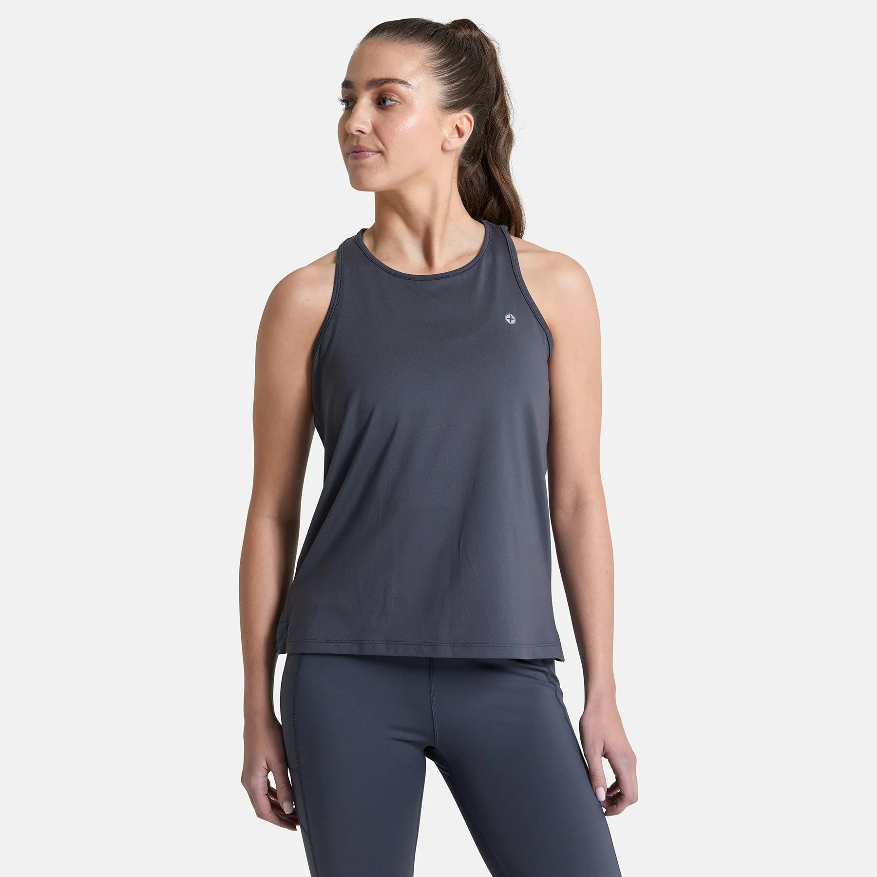 Gym Coffee Relentless Vest (Womens) - Orbit