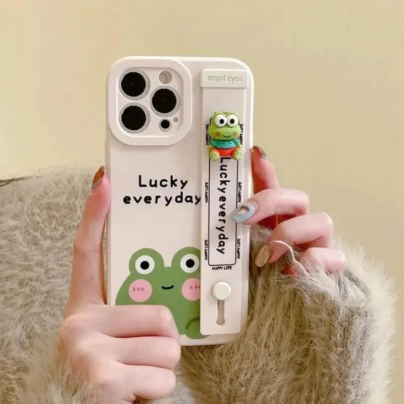 Pig Cartoon Frog Cute Phone Cases For iPhone 15 14 13 11 Pro Max