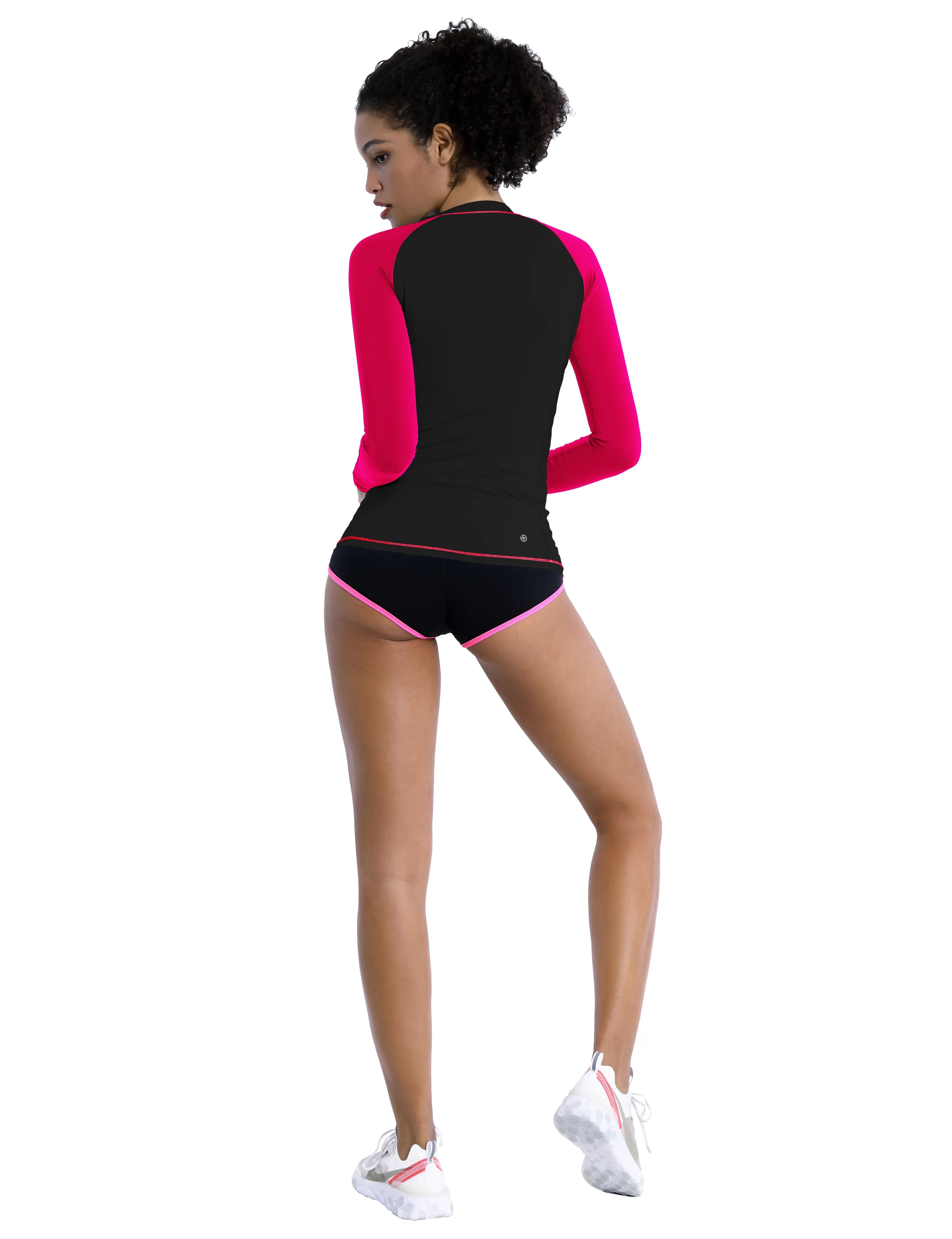 BUBBLELIME 84P/16S Long Sleeve Rashguard for Women Mix Color