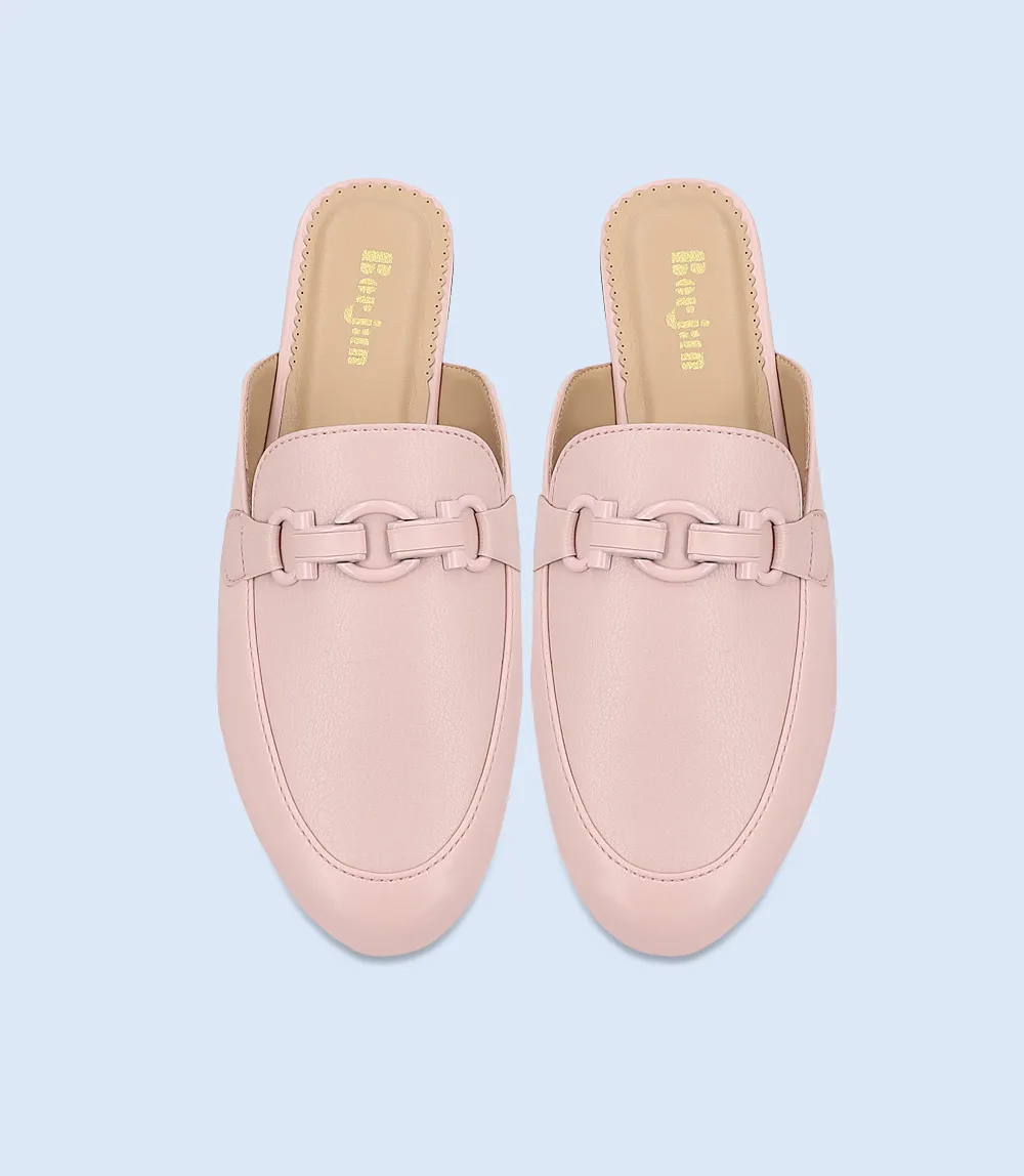 BW8160-TEA PINK-Women Casual Mules