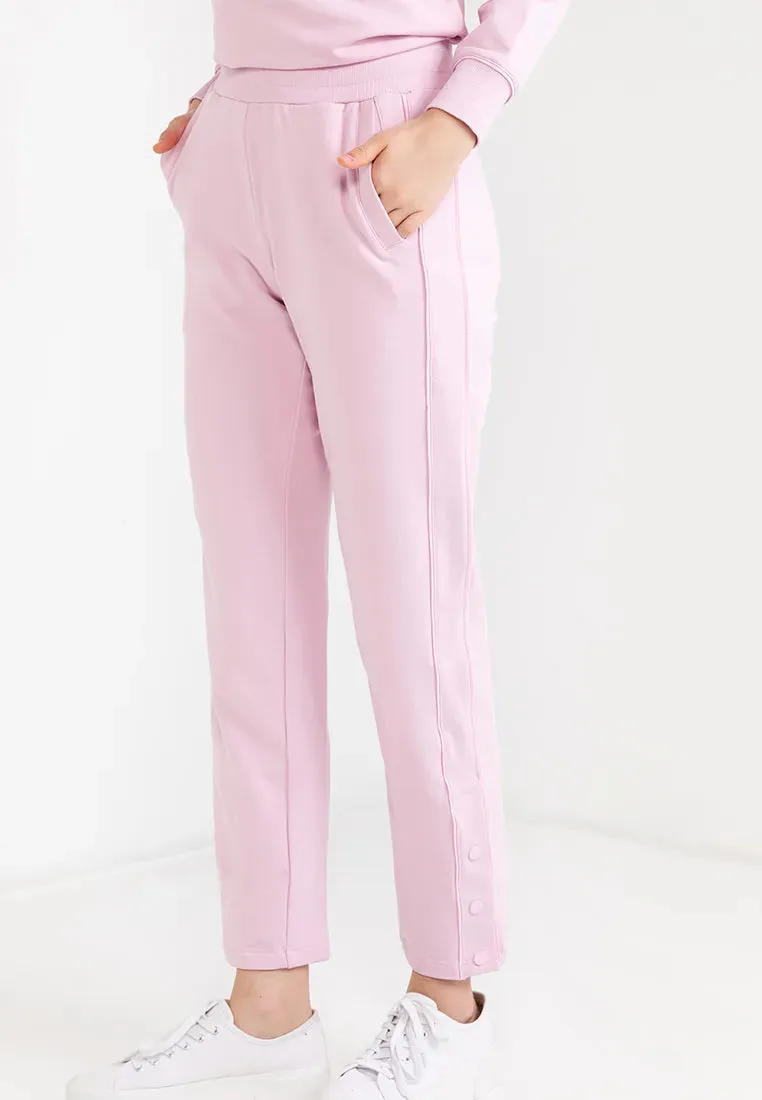 ELLE Active Basic Cotton Straight Leg Pants