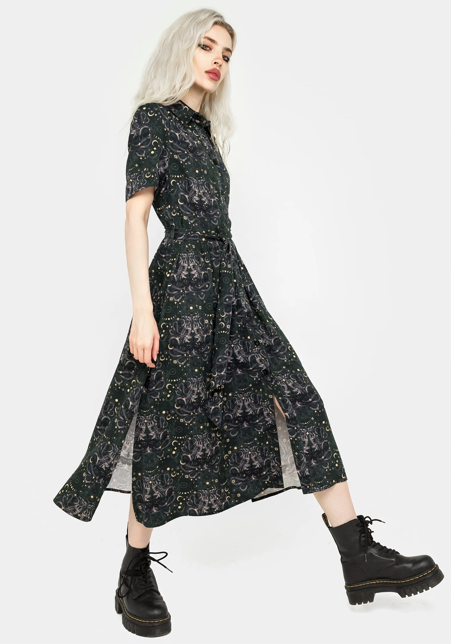 Cailleach Midi Shirt Dress