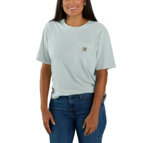 'Carhartt' Women's Tencel Fiber Series Loose Fit Crewneck T-Shirt - Dew Drop